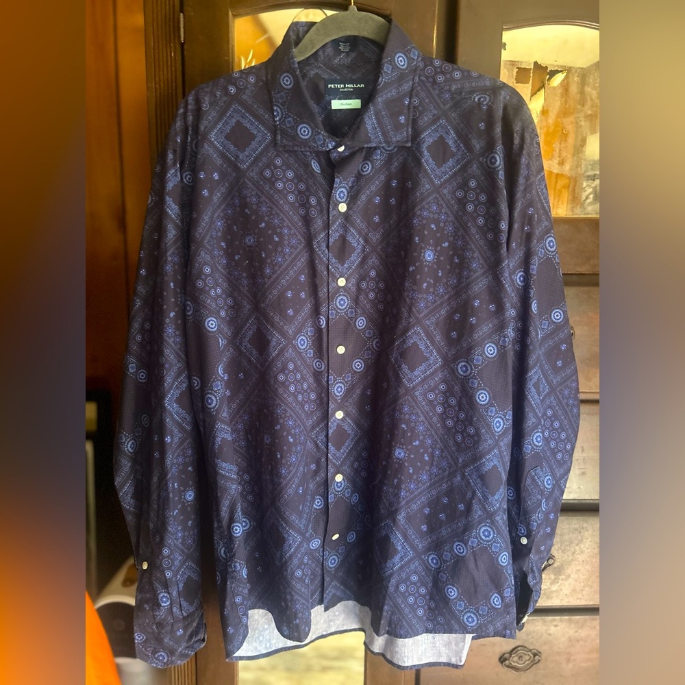 Peter Millar Bandana Pattern Men’s Shirt